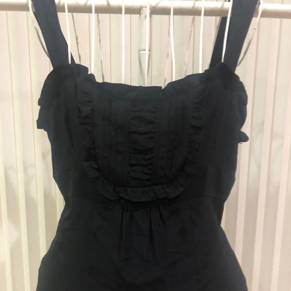 Adorable, NWOT, black, silk dress top